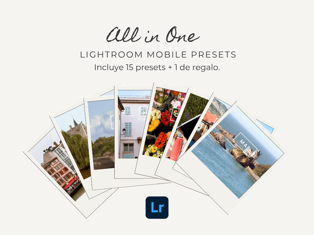 Preset Lightroom Mobile - All in One 3x2